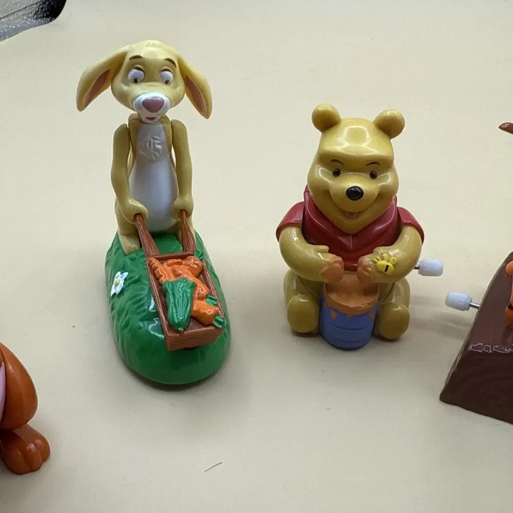 Disney Winnie the Pooh Lot Action Pullback Tiger Rabbit Tigger Eeyore Piglet